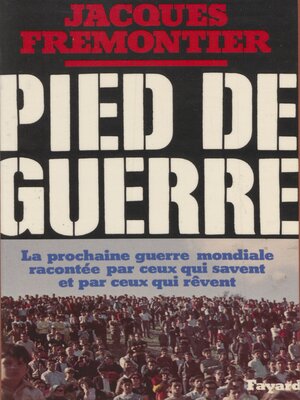 cover image of Pied de guerre